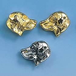 Hunde Ohrringe in Silber und Gold